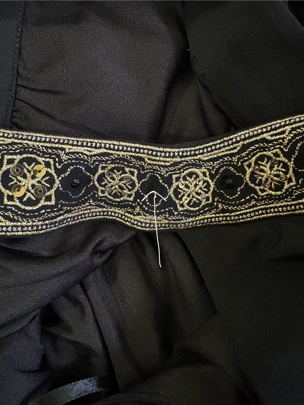 White House Black Market Beaded V-Neck Dress XS - Picture 8 of 9